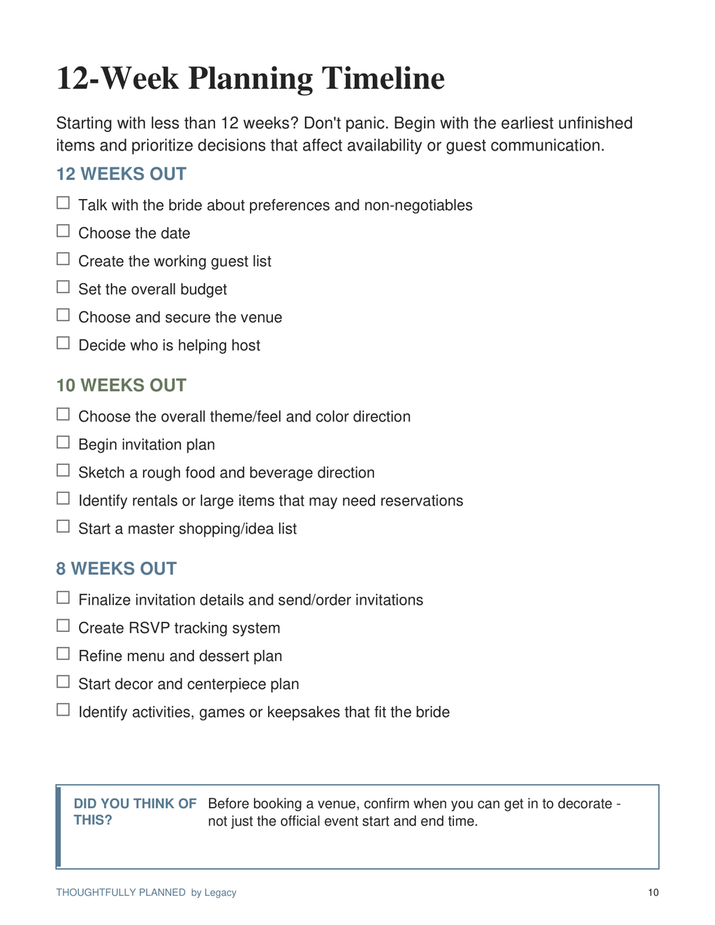 The Complete Bridal Shower Planning System