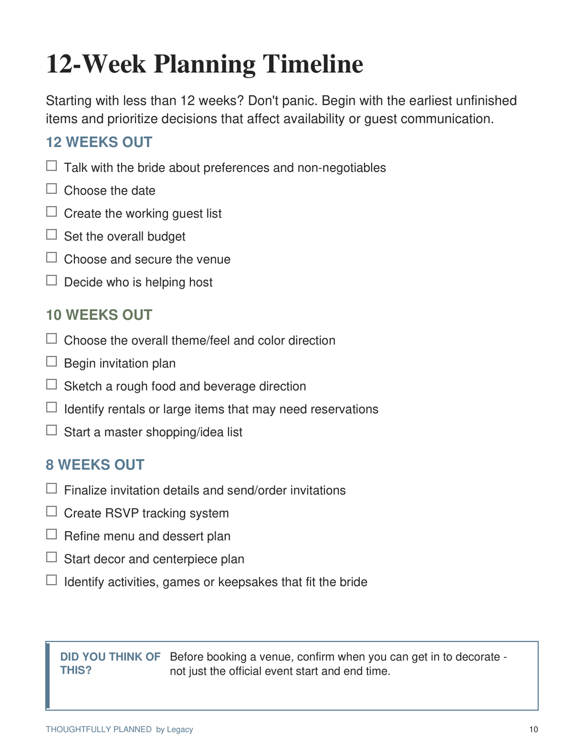The Complete Bridal Shower Planning System