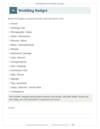 Wedding Planning System