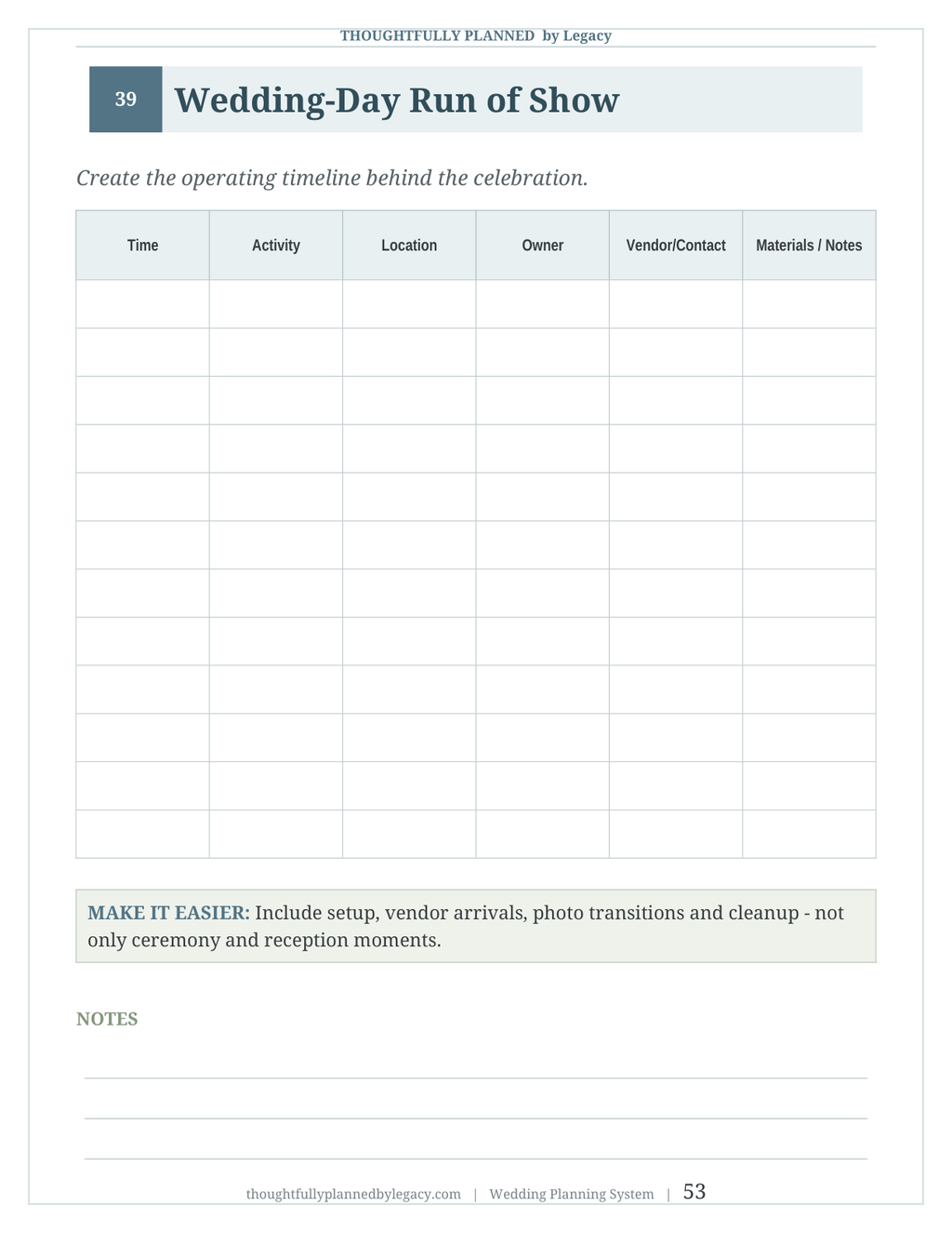 Wedding Planning System