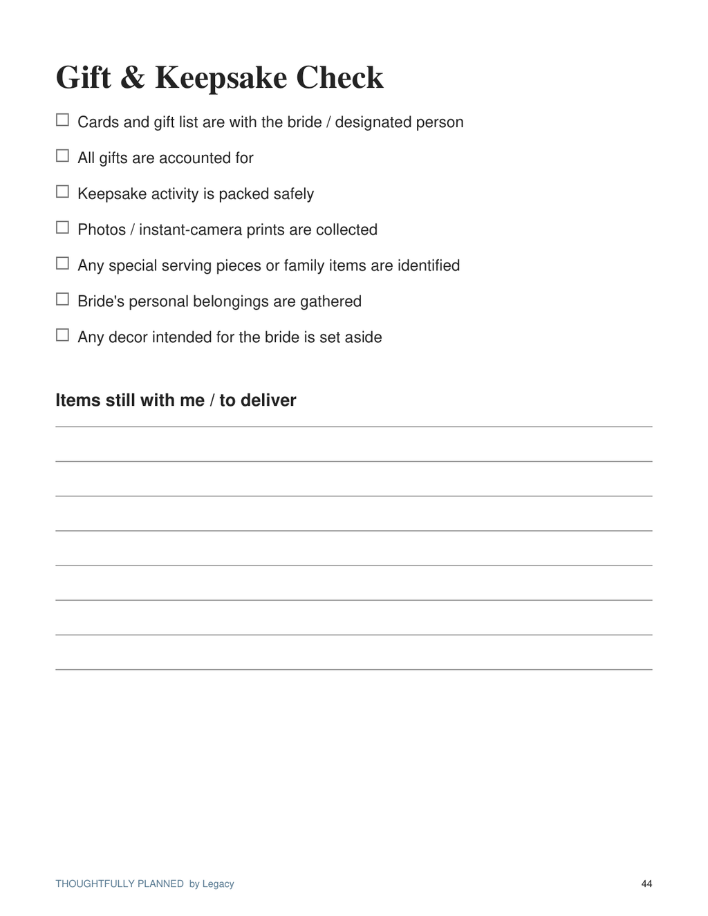 The Complete Bridal Shower Planning System