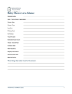 The Complete Baby Shower Planning System