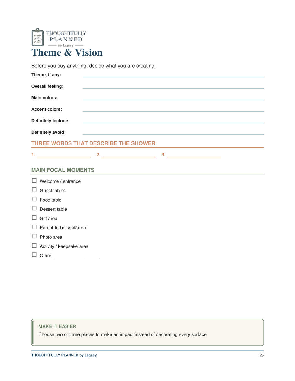 The Complete Baby Shower Planning System